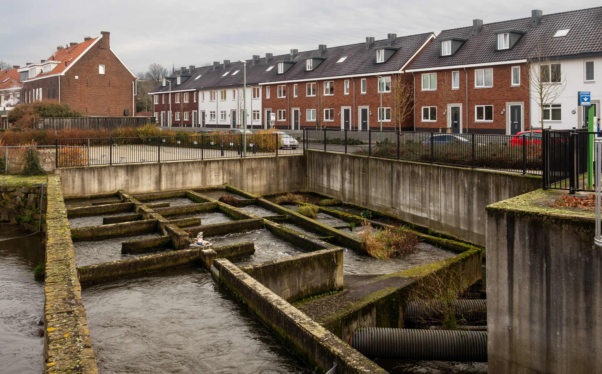 Roermond, de vistrap bij de ECI-waterkrachtcentrale